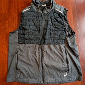Men's Asics Lightweight Vest, Size XL, Black